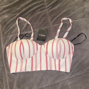 4/30 Forever 21 Crop Corset Bustier